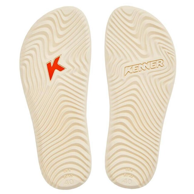 Chinelo Kenner New Summer Masculino - Branco e Azul - 45