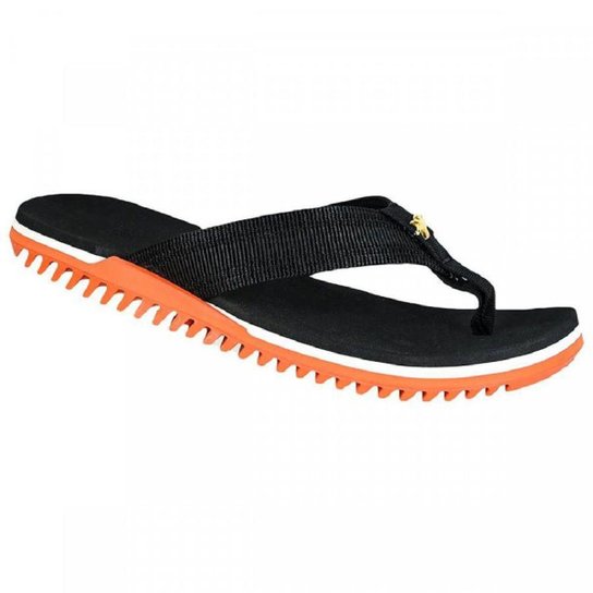 Chinelo Kenner Nk6 Masculino - Preto+Laranja Menor preço em Chinelo Kenner Nk6 Masculino - Preto+Laranja