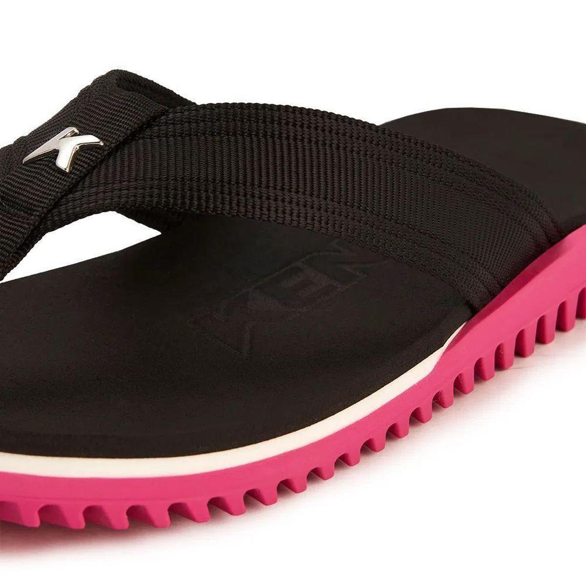 Chinelo Kenner NK6 Pro DFZ-14 Preto / Rosa - Preto | Netshoes