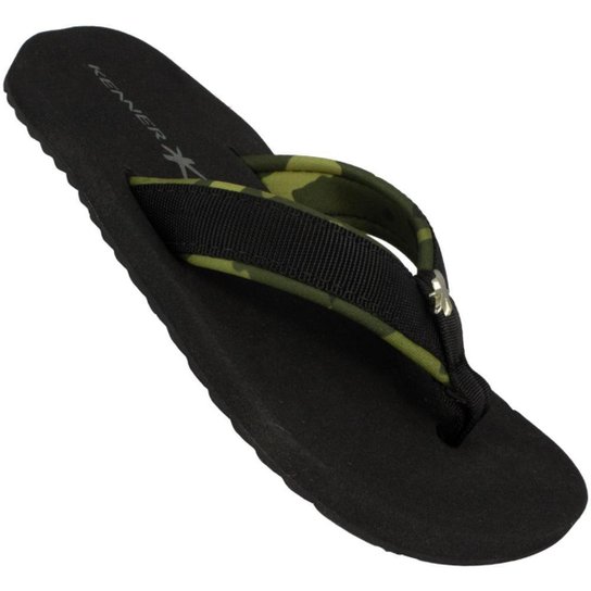 Chinelo Kenner One Cushy Force Infantil - Preto Menor preço em Chinelo Kenner One Cushy Force Infantil - Preto