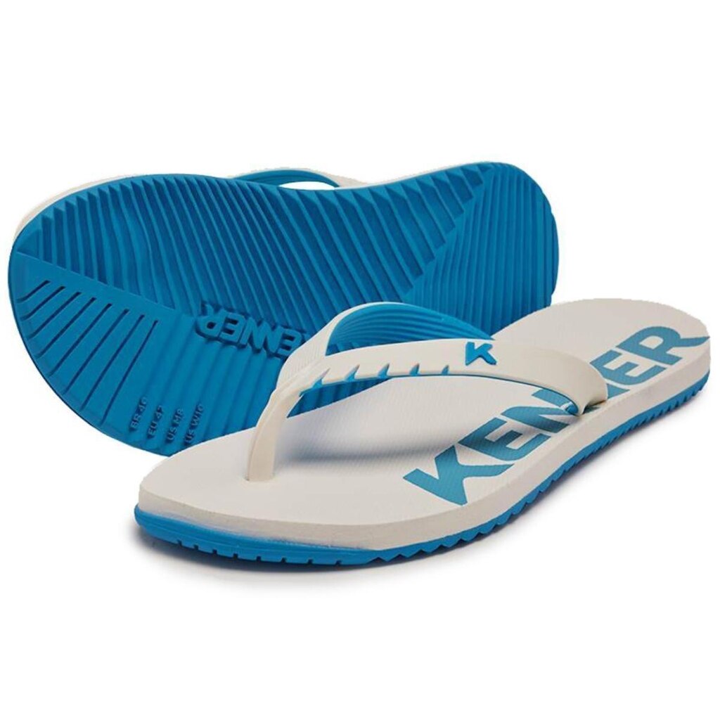 Chinelo Kenner Red Masculino - Branco e Azul - 40