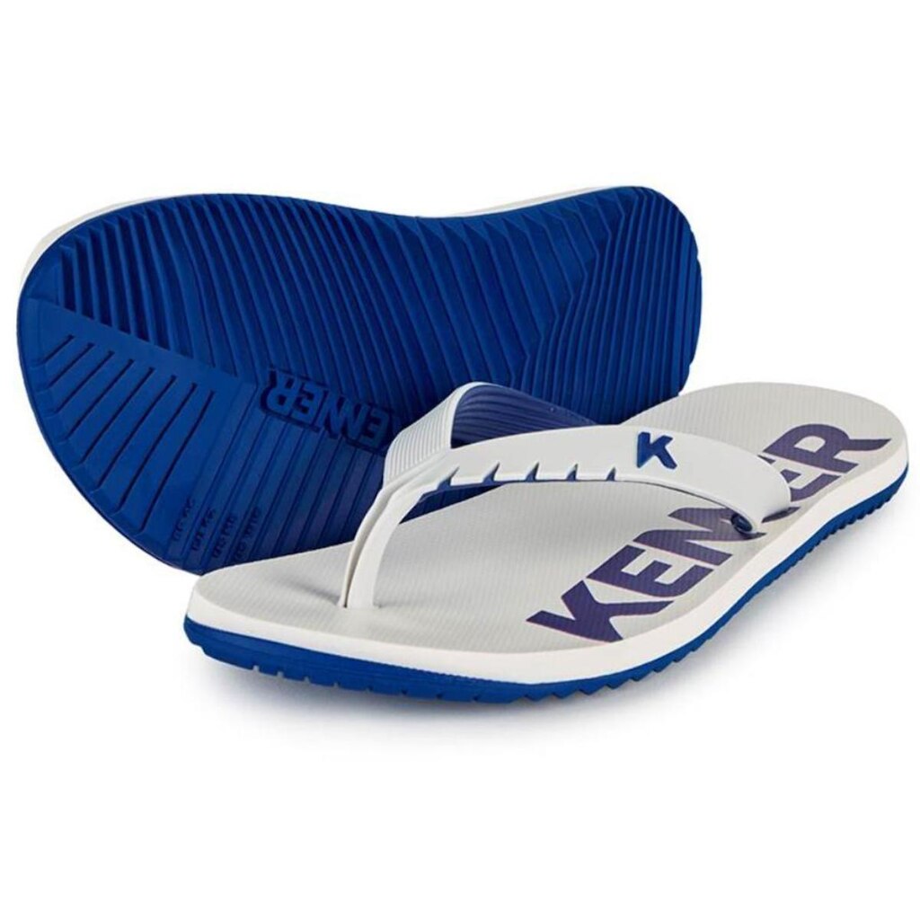 Chinelo Kenner Red Masculino - Branco e Marinho - 42