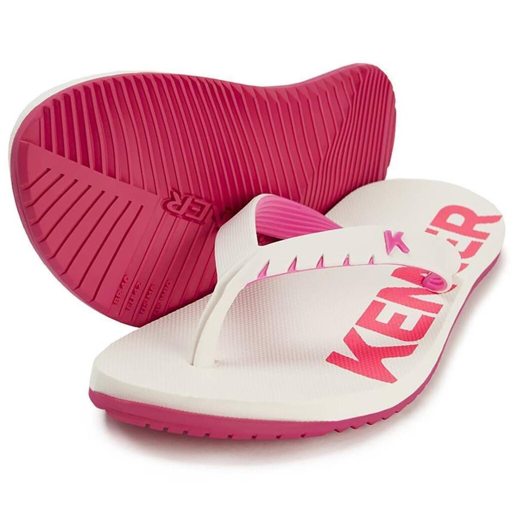 Chinelo Kenner Red Masculino - Branco e Rosa - 43
