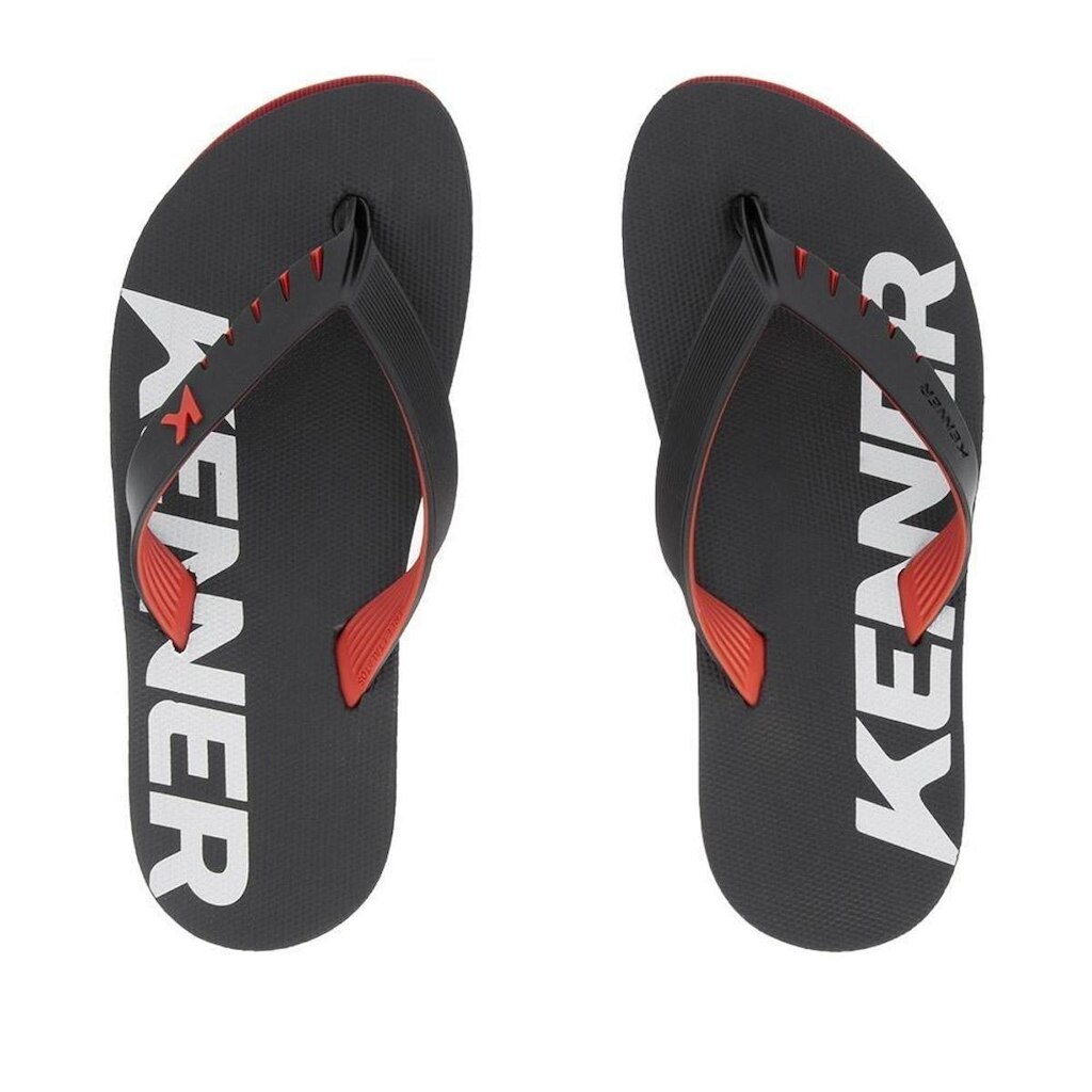 Chinelo Kenner Red Preto - 43
