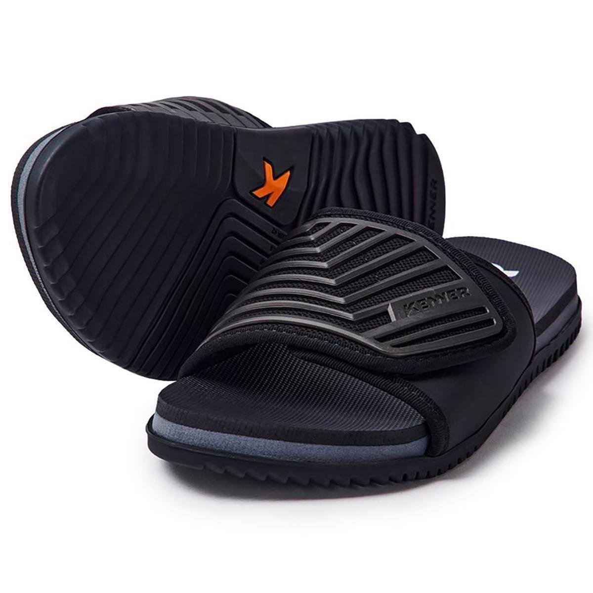 Chinelo Kenner Slide Kanoo Masculino - Preto e Grafite - 39 Menor preço em Chinelo Kenner Slide Kanoo Masculino - Preto e Grafite - 39