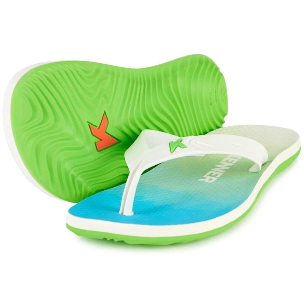 Chinelo Kenner Summer Degradê Masculino - Verde e Branco - 44