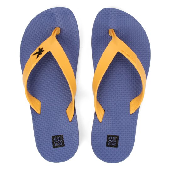 Chinelo Kenner Summer Fun Boy Masculino - Azul+Laranja é ruim? Chinelo Kenner Summer Fun Boy Masculino - Azul+Laranja é boa?