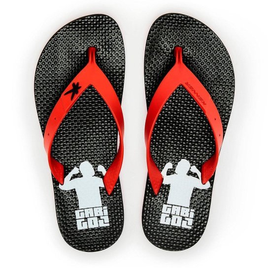 Chinelo Kenner Summer Gabigol Masculino - Preto e Vermelho - 43 - Preto+Vermelho Menor preço em Chinelo Kenner Summer Gabigol Masculino - Preto e Vermelho - 43 - Preto+Vermelho