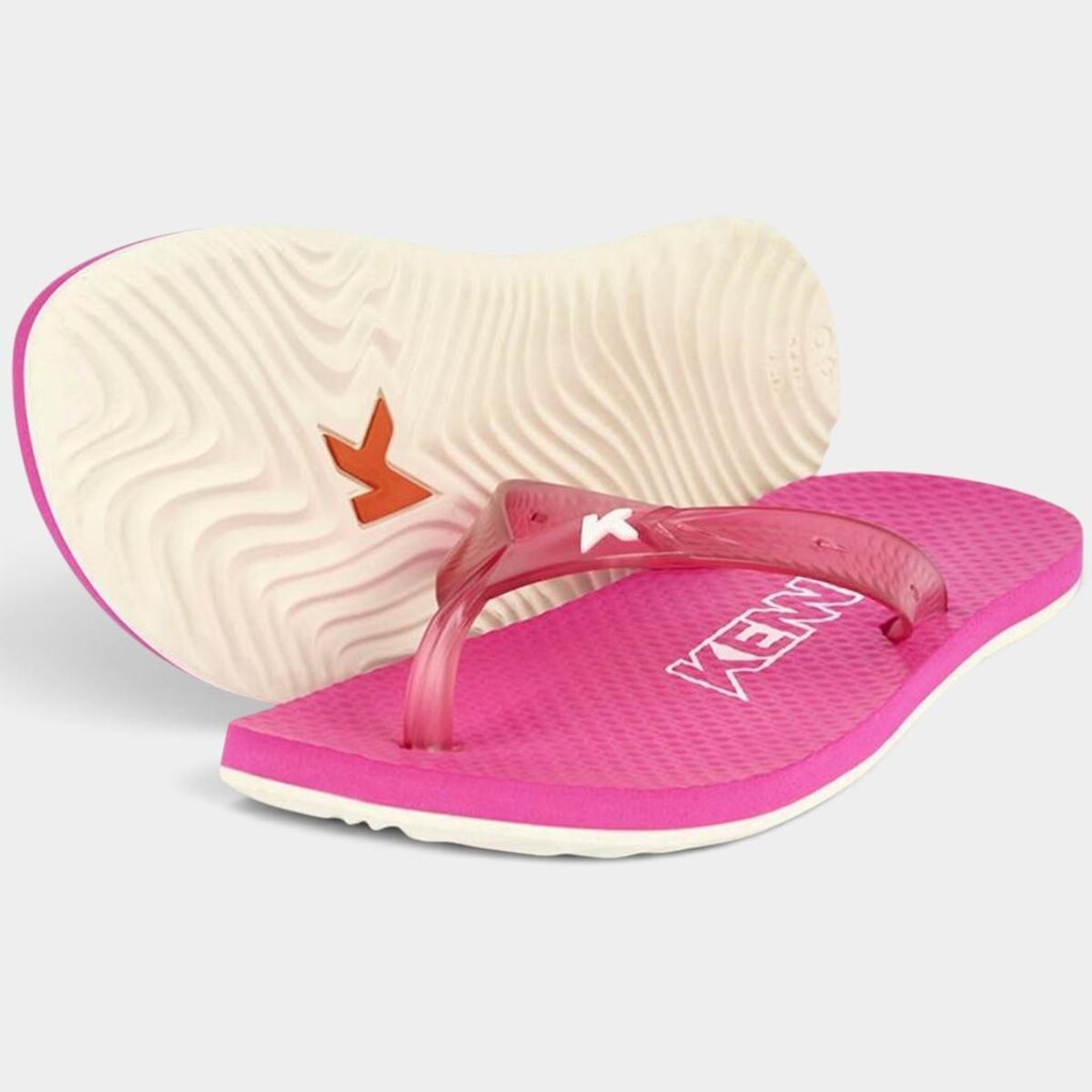Chinelo Kenner Summer Lisa Masculino - Rosa e Branco - 42