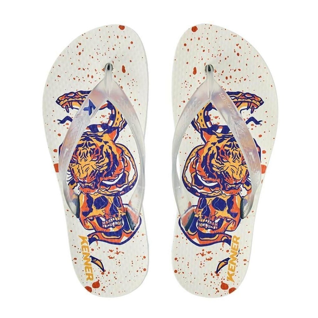 Chinelo Kenner Summer Old School Mascunilo Estampado