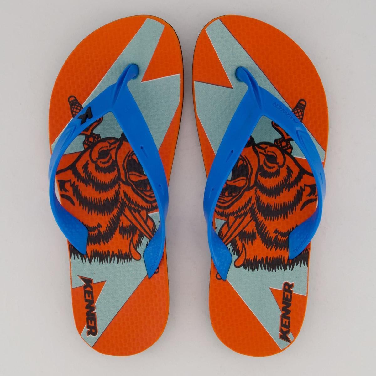 Chinelo Kenner Summer Tattoo Laranja Menor preço em Chinelo Kenner Summer Tattoo Laranja