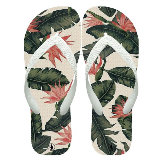 Chinelo Live Good Vibes Masculino - Branco