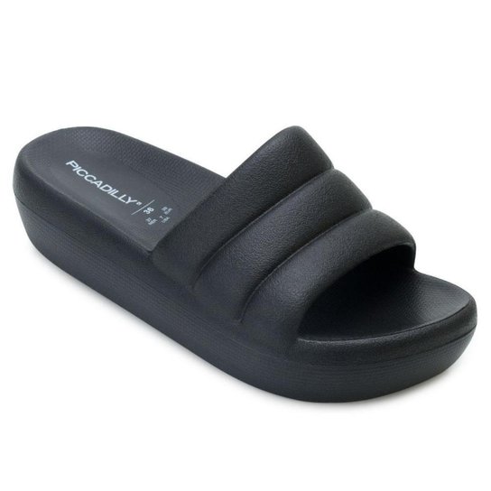 Chinelo Marshmallow Piccadilly PD21-C222 - Preto Menor preço em Chinelo Marshmallow Piccadilly PD21-C222 - Preto