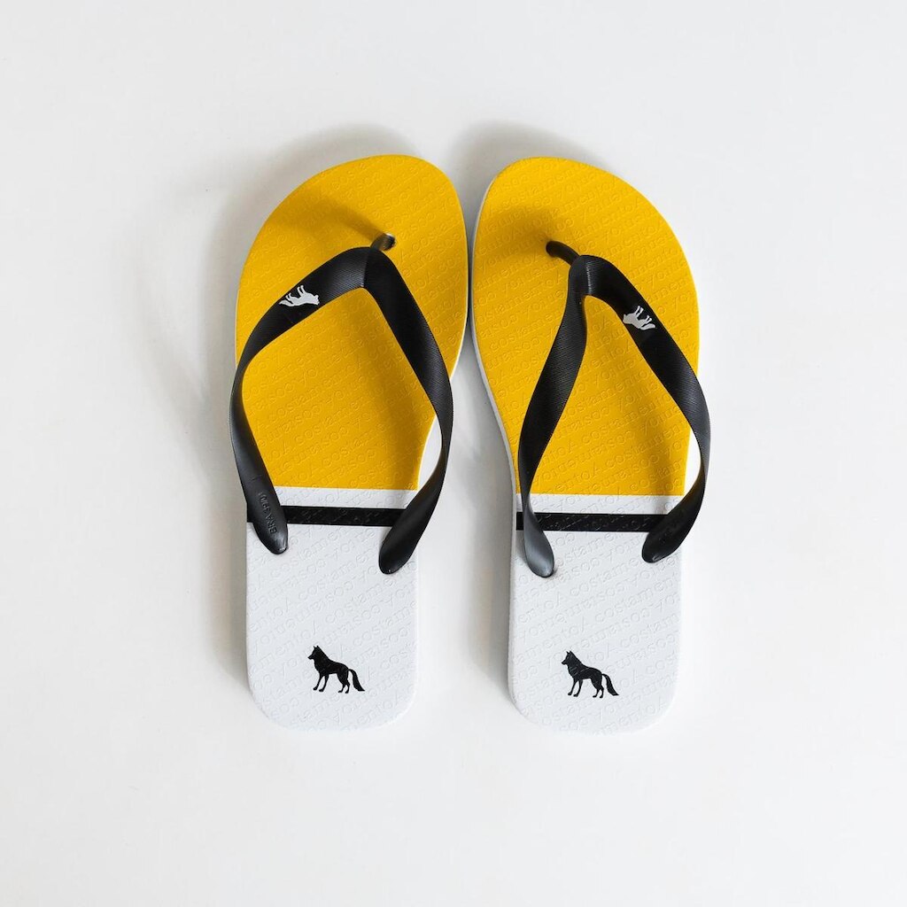 Chinelo Masculino Acostamento Hits Amarelo