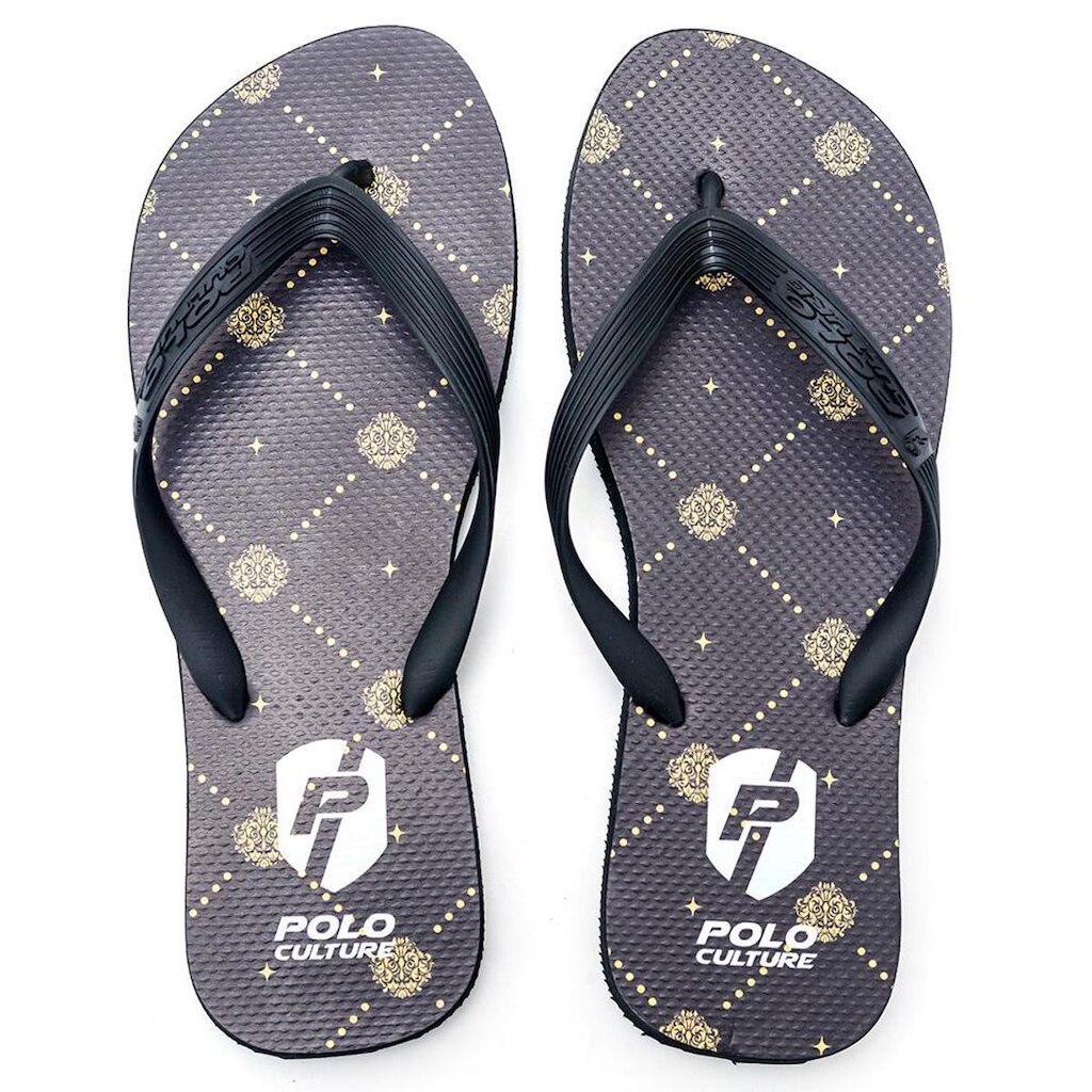 Chinelo Masculino Borracha Estampado Flexível Leve Dia a Dia