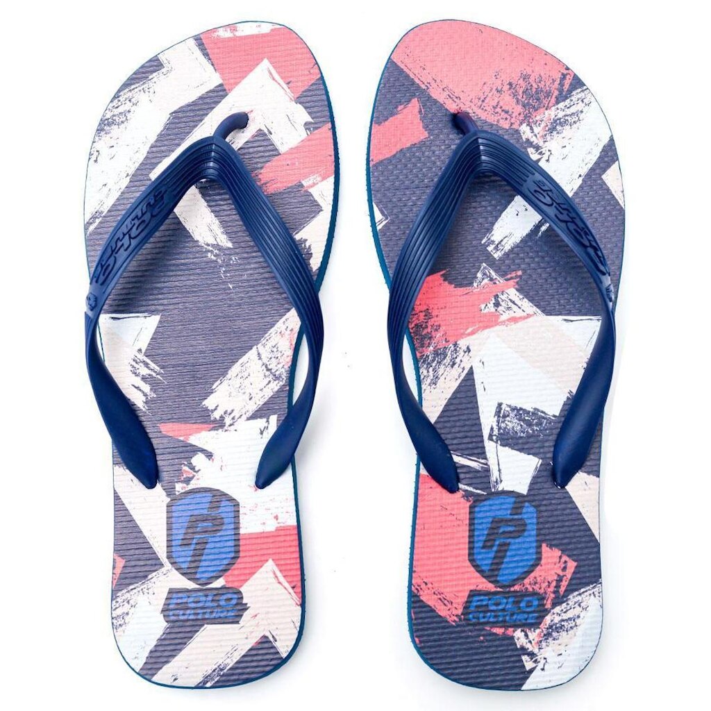Chinelo Masculino Borracha Estampado Flexível Leve Dia a Dia