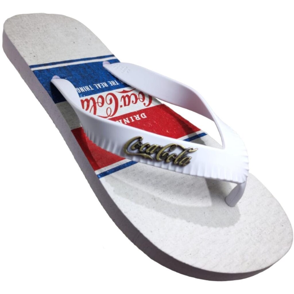 Chinelo Masculino Casual Dia a Dia Dedo Borracha Coca Cola Pooler Cc3762