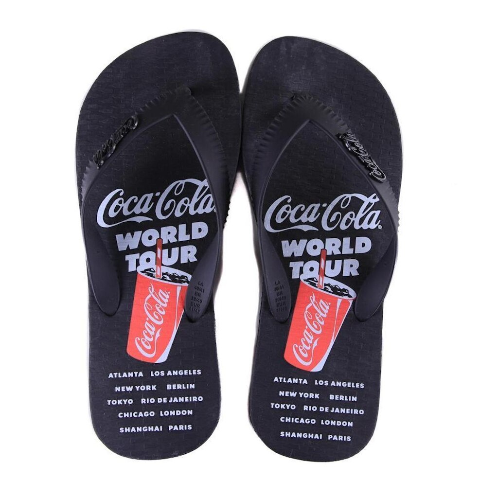 Chinelo Masculino Coca-Cola Cc4501 Preto