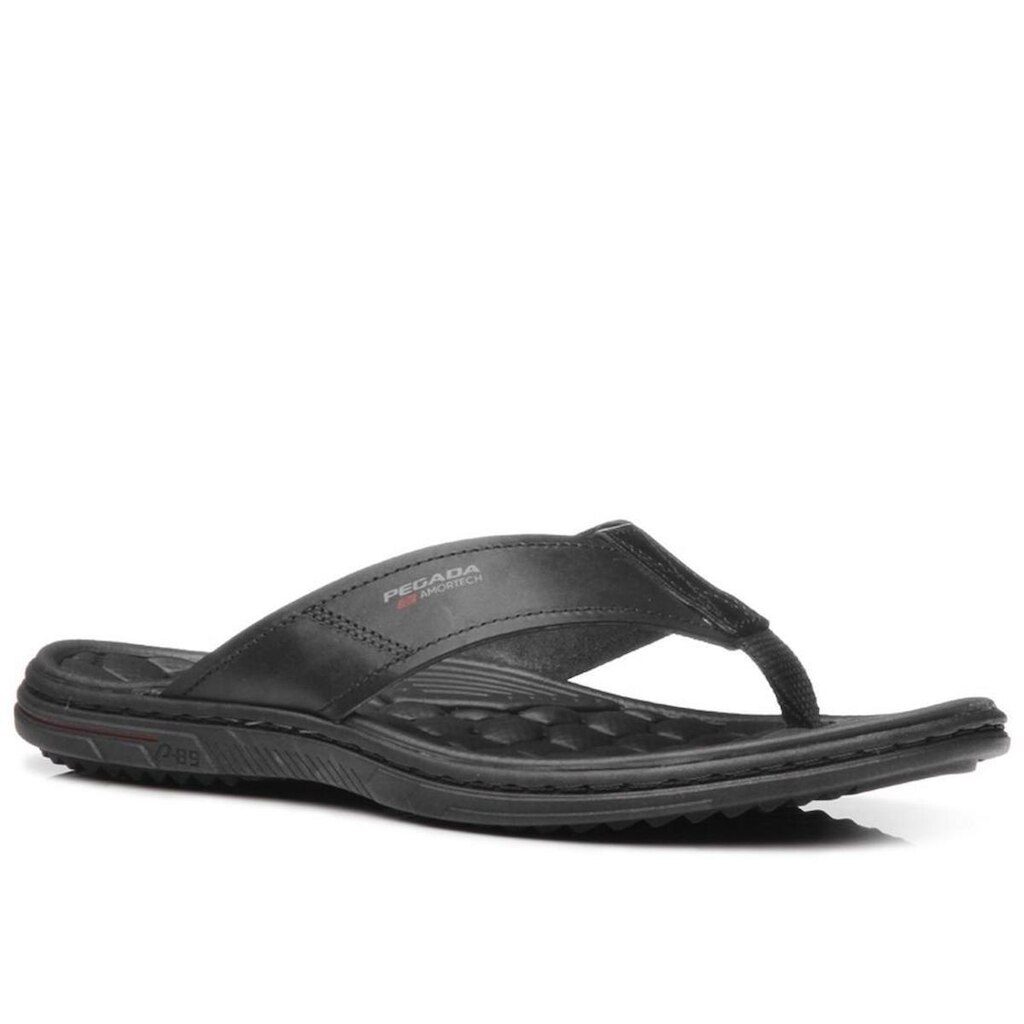 Chinelo Masculino Couro Pegada Numeracao Especial 45 Até 48