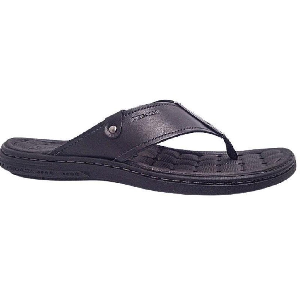 Chinelo Masculino de Dedo em Couro Pegada 131281