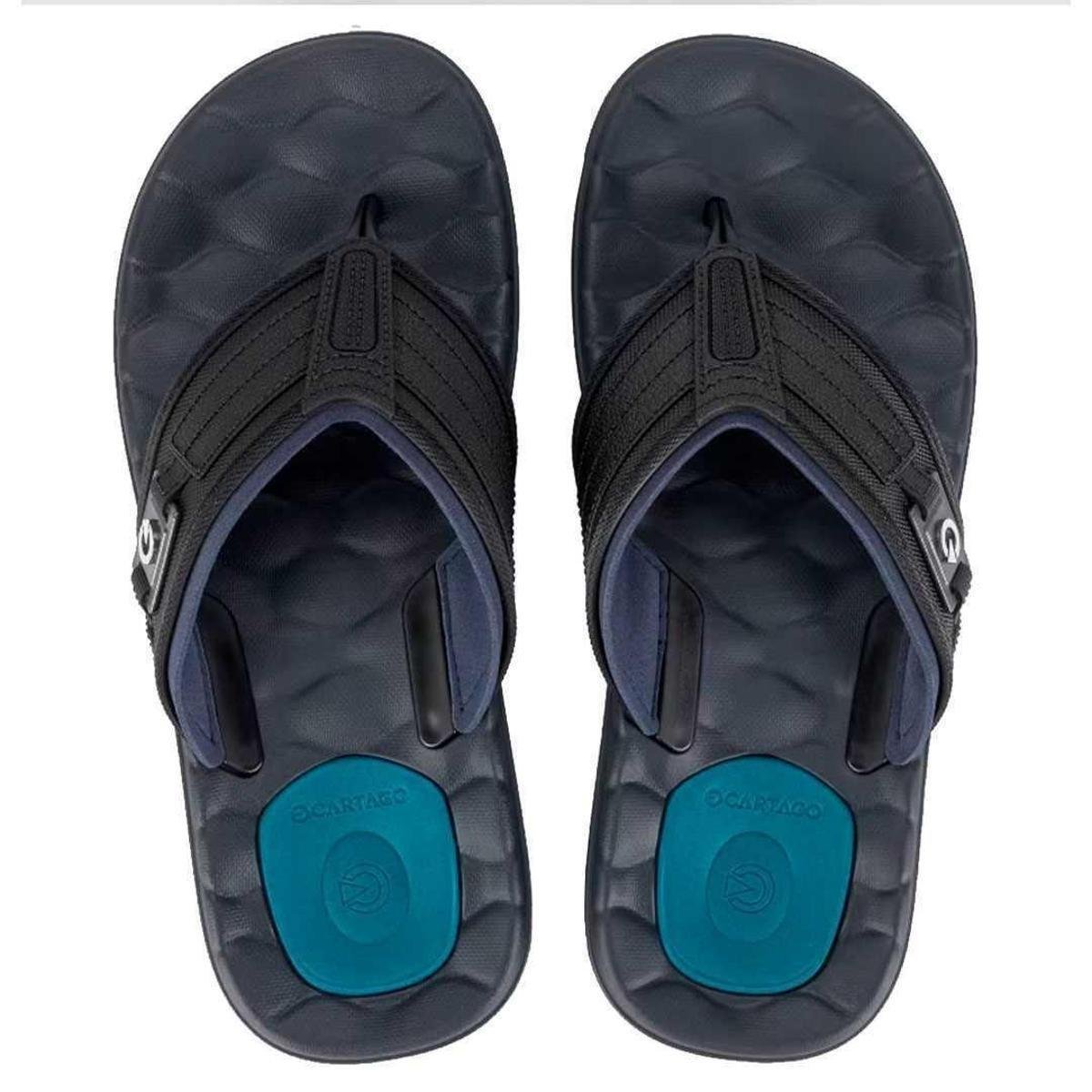 Chinelo Masculino Egeu III Dedo Cartago 12287 Marrom 45 Menor preço em Chinelo Masculino Egeu III Dedo Cartago 12287 Marrom 45