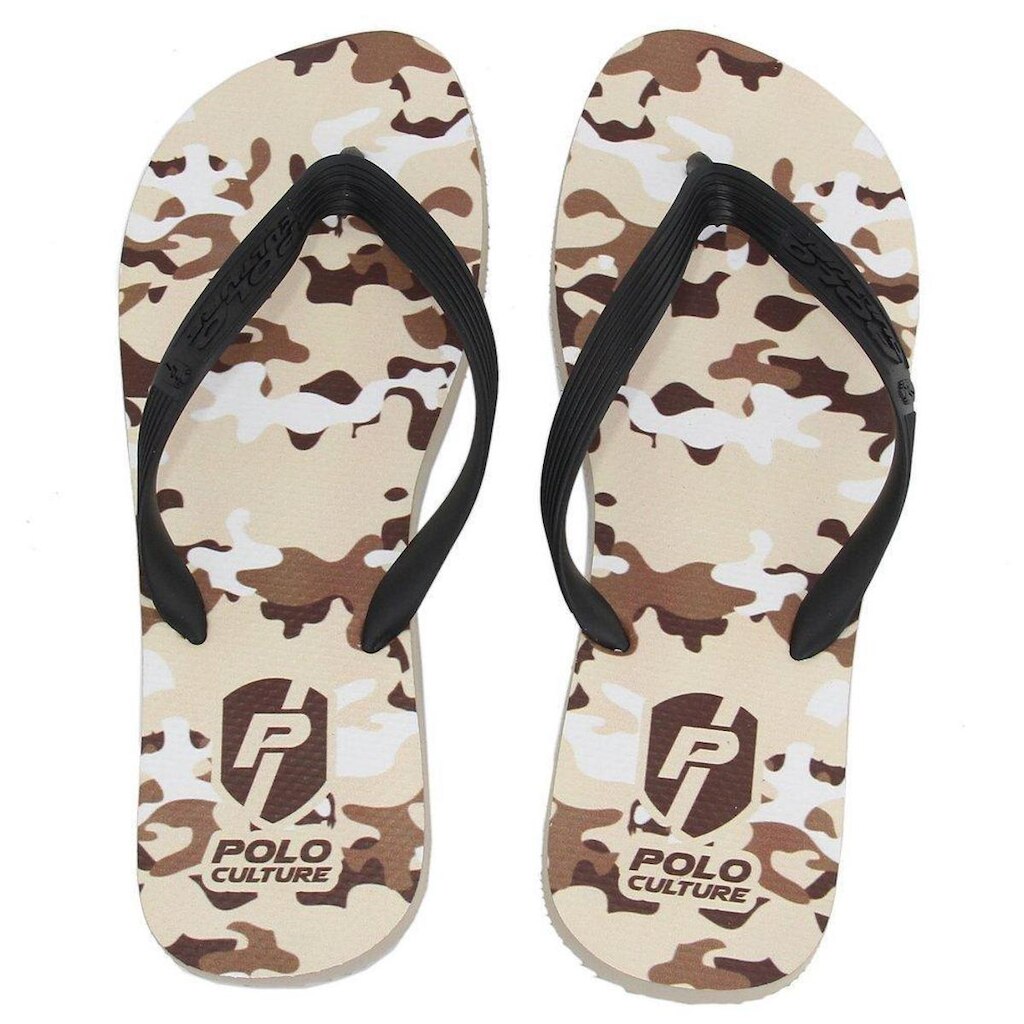 Chinelo Masculino Macio Borracha Duas Tiras Estampado