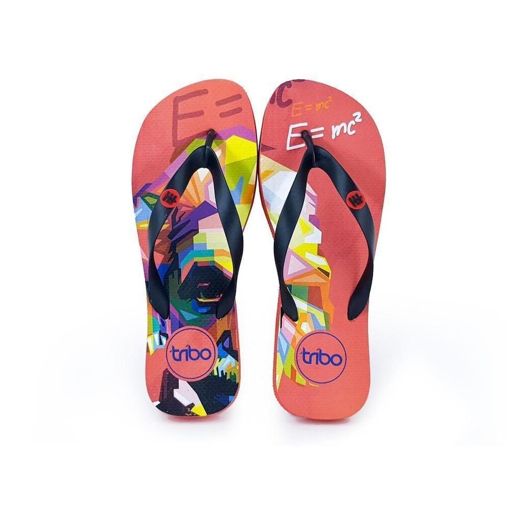 Chinelo Masculino Macio Borracha Estampado Tiras Largas