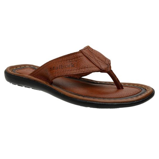 Chinelo Masculino Malbork Em Couro Caramelo 300 - Caramelo Menor preço em Chinelo Masculino Malbork Em Couro Caramelo 300 - Caramelo