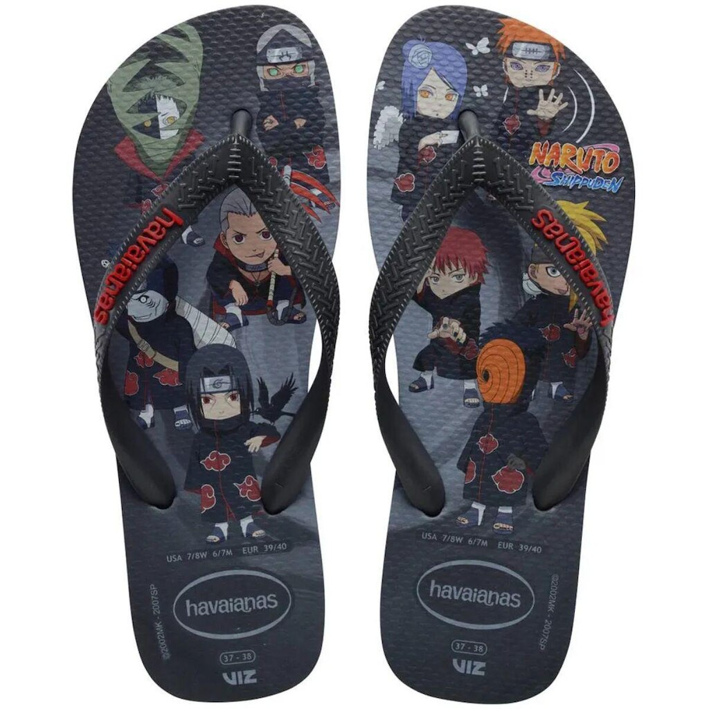 Chinelo Masculino Naruto Havaianas Top