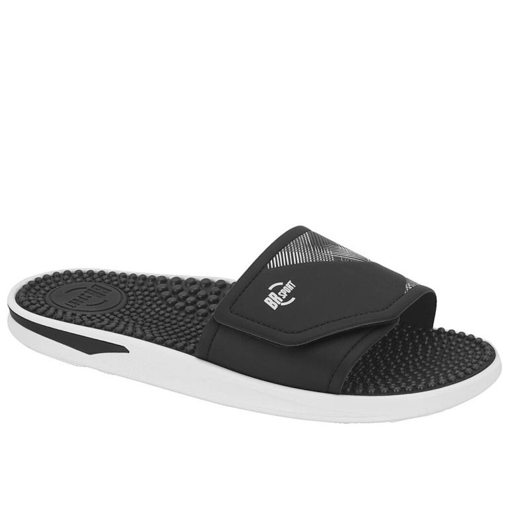 Chinelo Masculino Ortopédico BR Sport Slide Calce Fácil