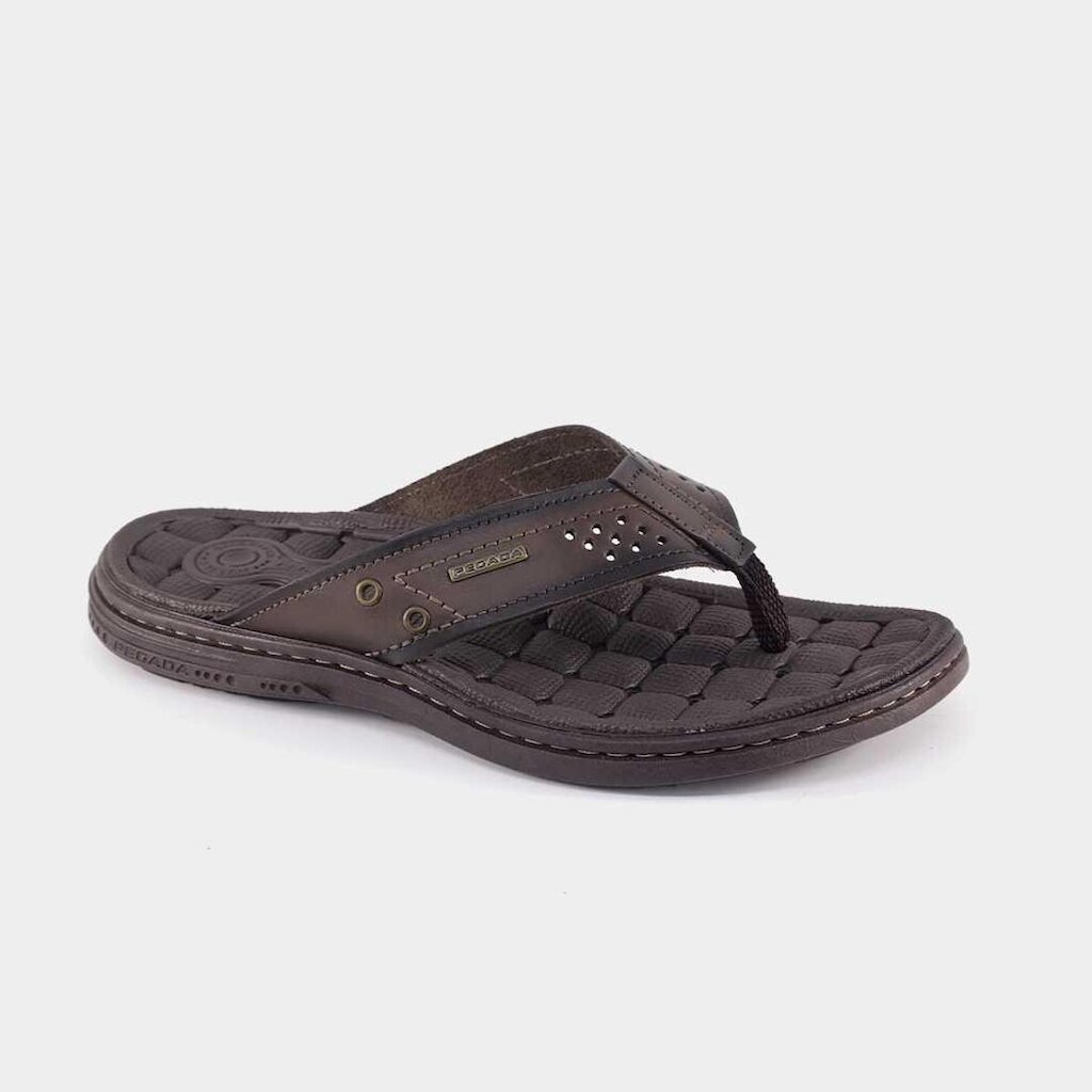Chinelo Masculino Pegada 131221 Dedo Couro