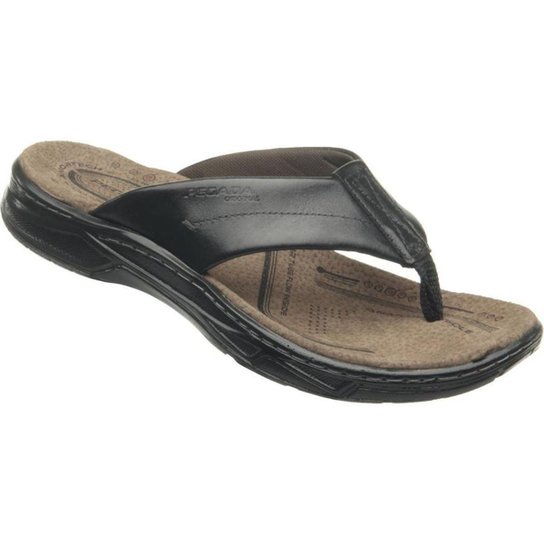 Chinelo Masculino Pegada 132281 - Preto Menor preço em Chinelo Masculino Pegada 132281 - Preto