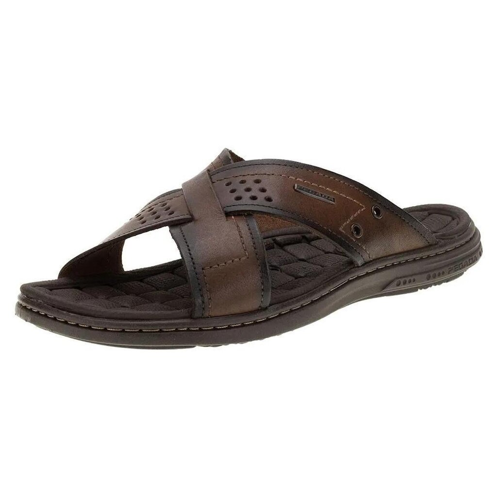 Chinelo Masculino Pegada Couro
