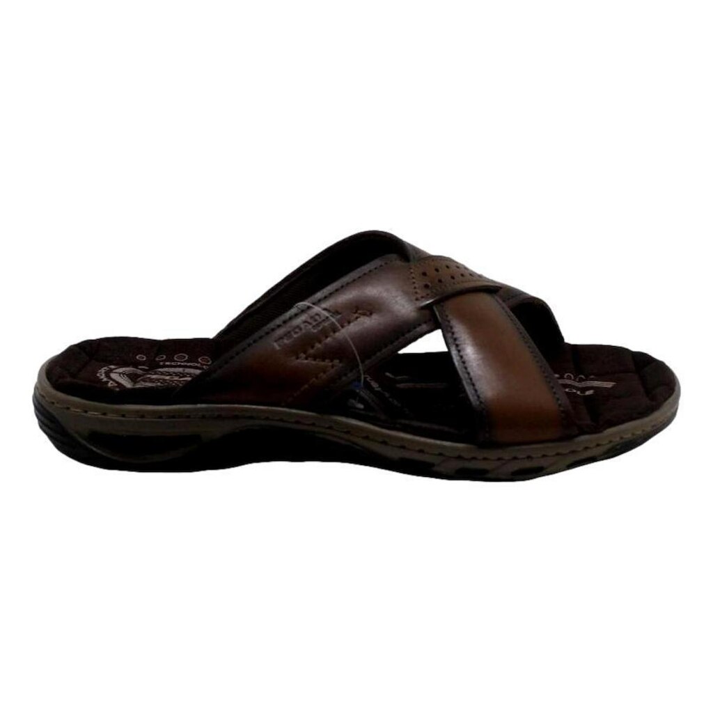 CHINELO MASCULINO PEGADA EM COURO