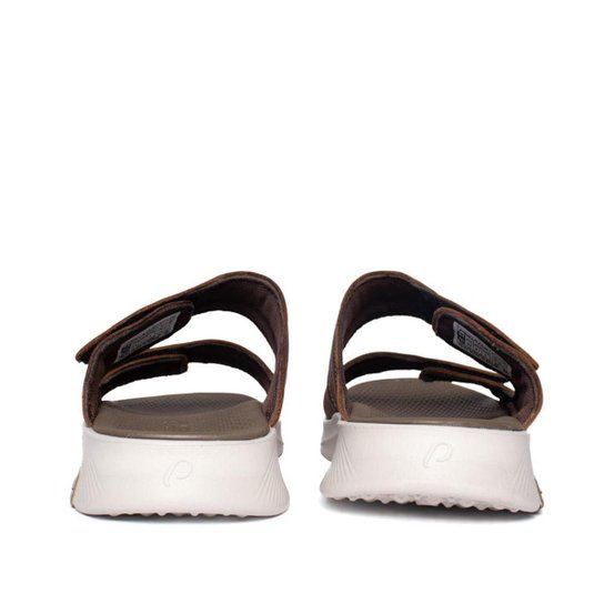 Chinelo Masculino Pegada Float Couro Marrom