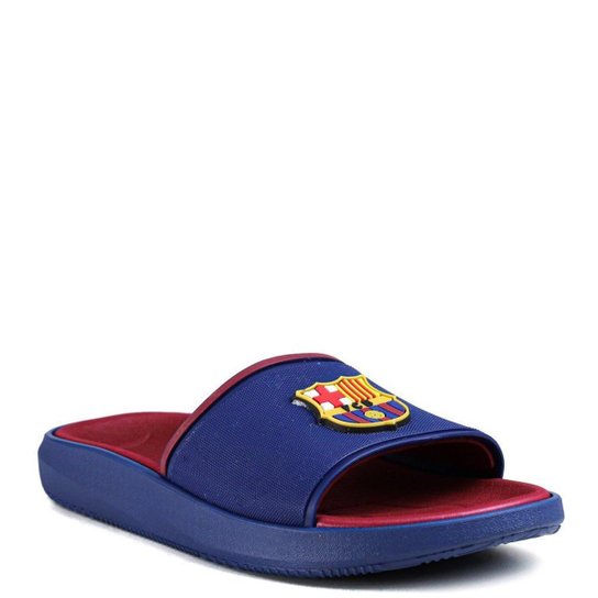 Chinelo Masculino Slide Rider Barcelona - Azul Menor preço em Chinelo Masculino Slide Rider Barcelona - Azul
