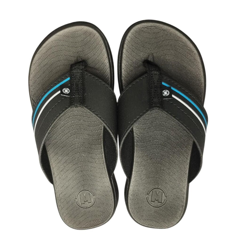 Chinelo Menino Molekinho Dedo Leve Solado Preto 2420.107