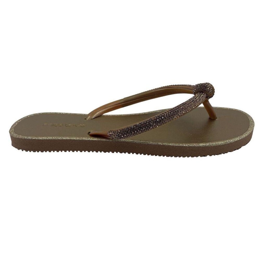 Chinelo Miss Love com Brilho Bronze CH2304 - Bronze 39