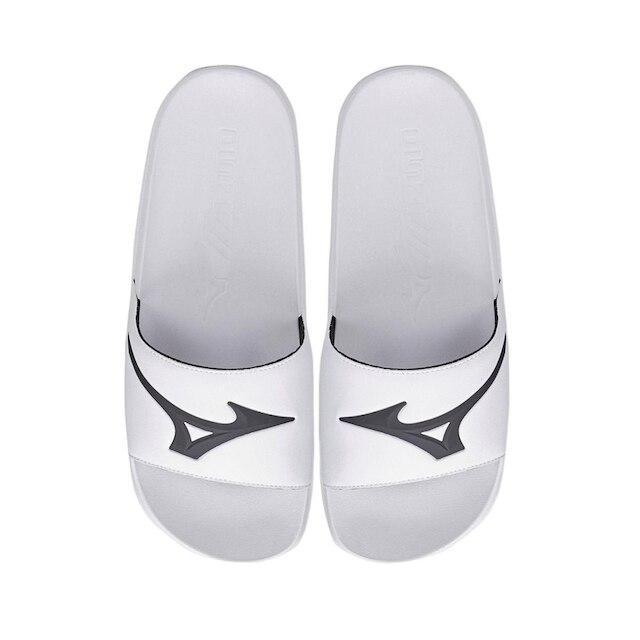 Chinelo Mizuno Slide Basic Unissex - Branco