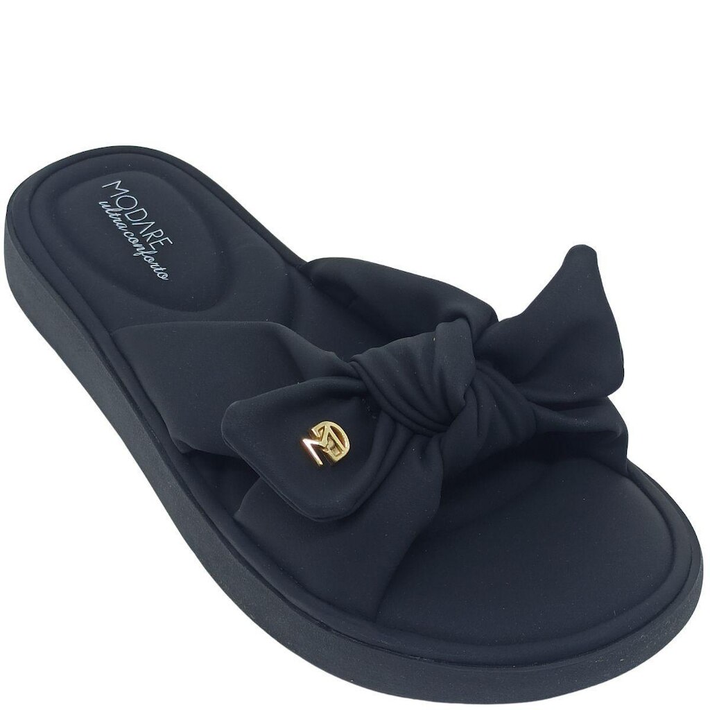 Chinelo Modare Feminino Nubuck Ultra Soft com Laço