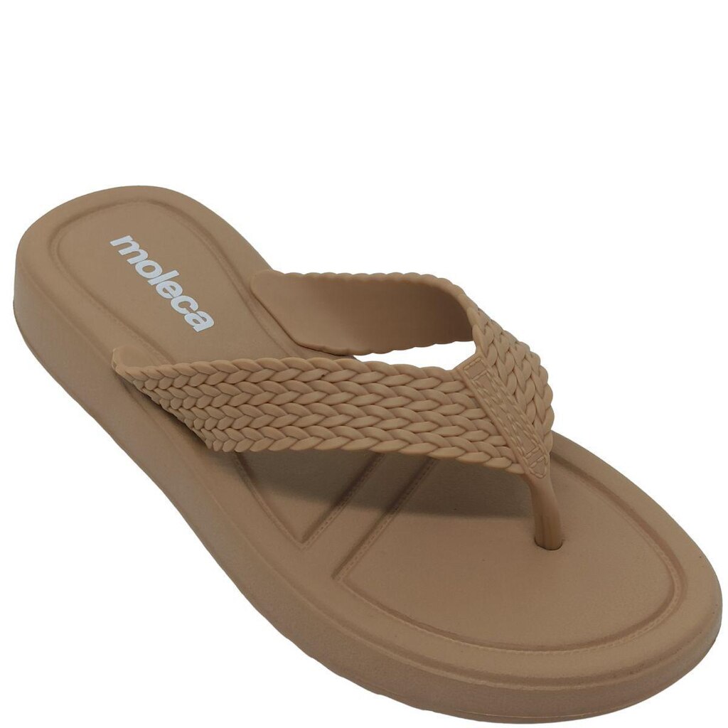Chinelo Moleca Feminino com Detalhe em Trança