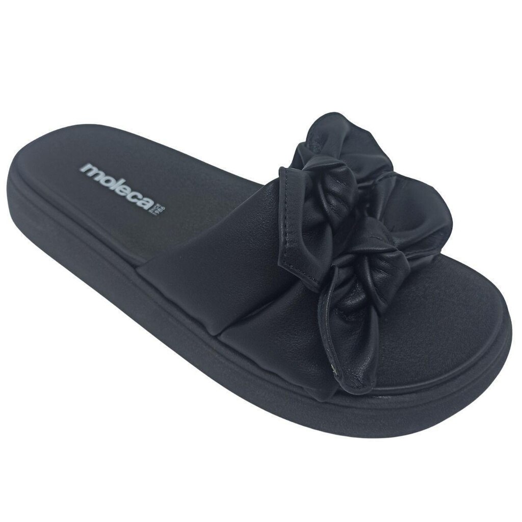 Chinelo Moleca Feminino Gaspea Napa com Laços