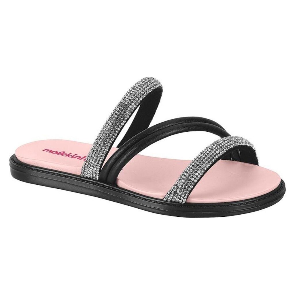 Chinelo Molekinha 2312.259 Papete Gliter Infantil