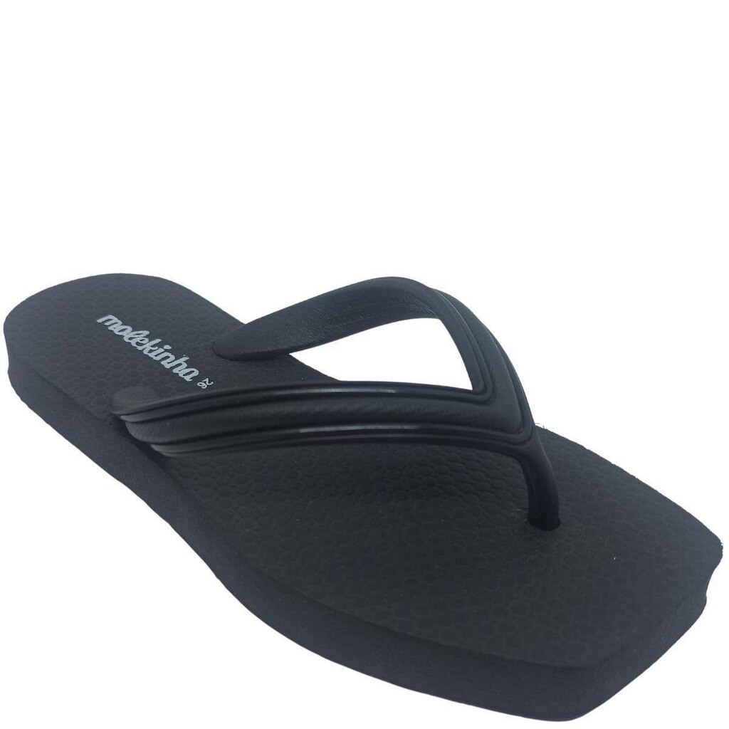 Chinelo Molekinha Menina Infantil PVC Liso