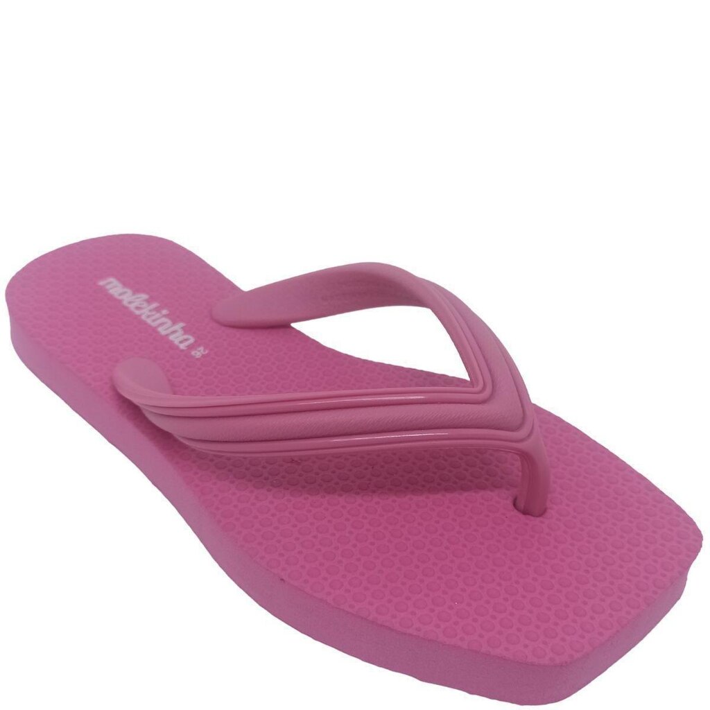 Chinelo Molekinha Menina Infantil PVC Liso