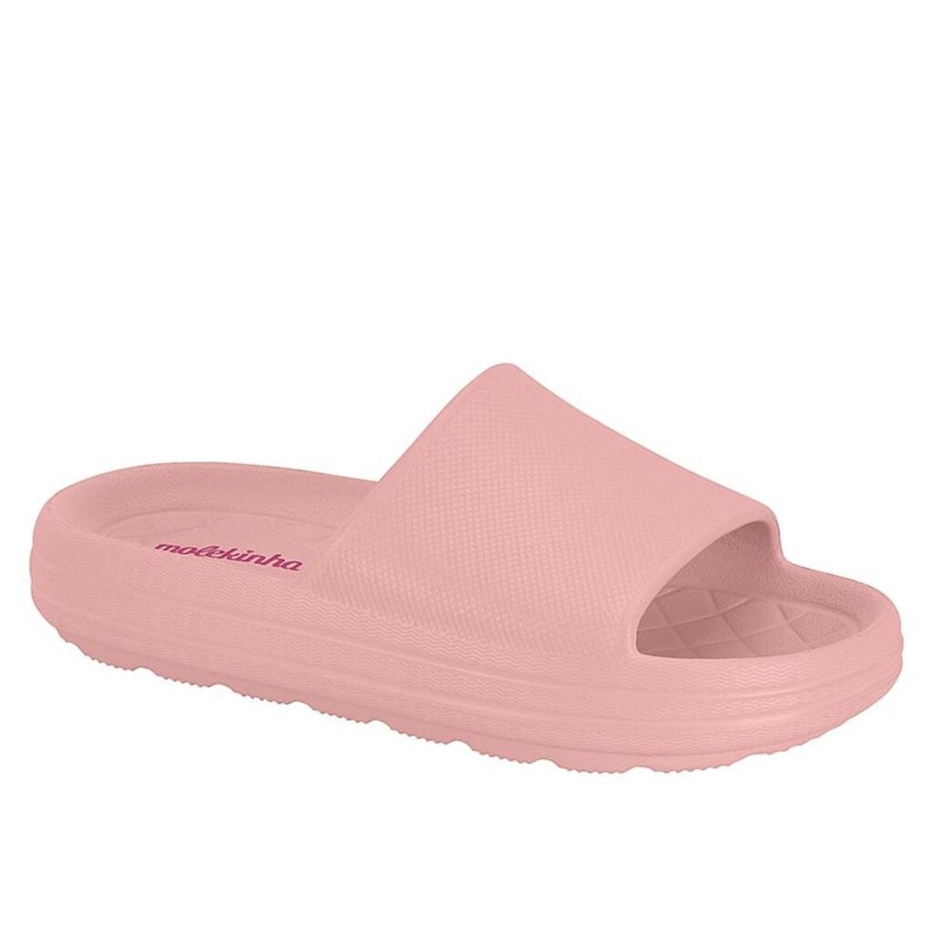 Chinelo Molekinha Menina Slide Casual Prático Macio