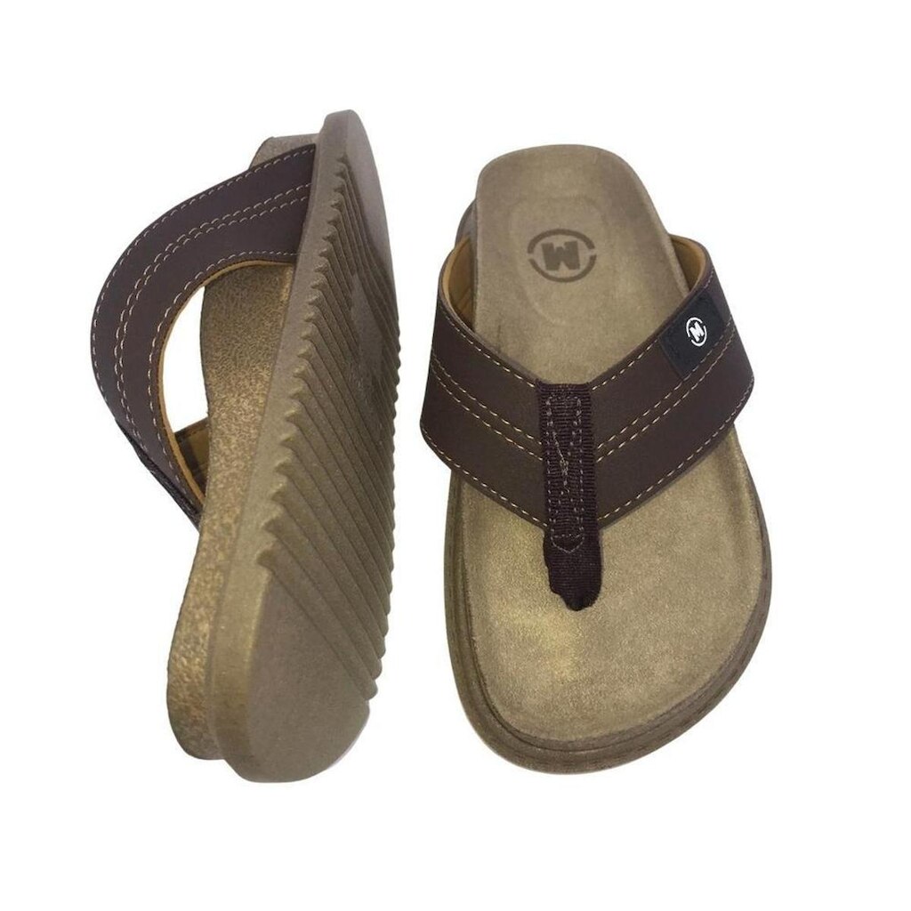 Chinelo Molekinho Infantil Camurça Café - 41097