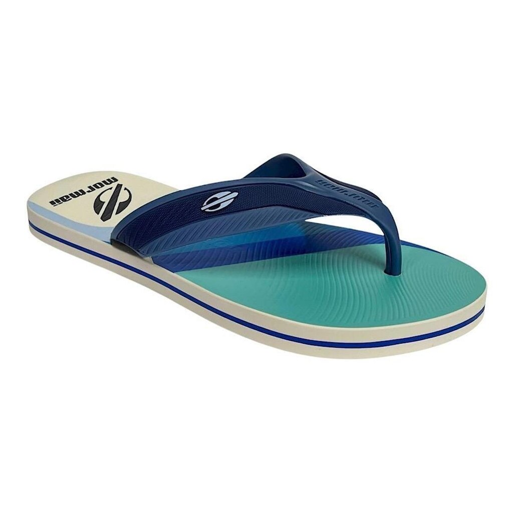 Chinelo Mormaii Neocycle 12304 Bege/Azul