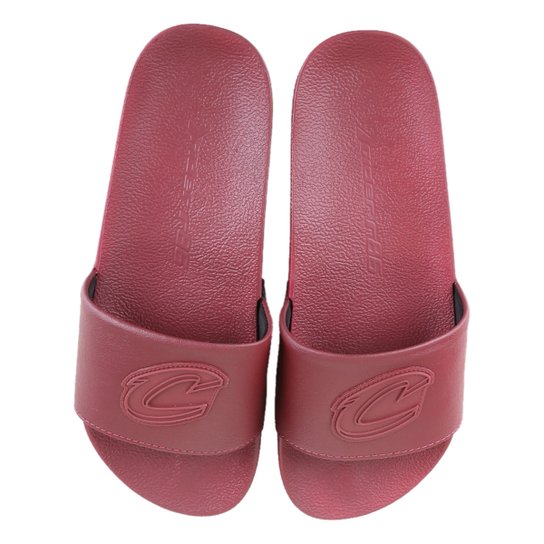 Chinelo NBA Cleveland Cavaliers Rider Slide Masculino - Bordô Menor preço em Chinelo NBA Cleveland Cavaliers Rider Slide Masculino - Bordô