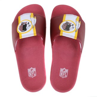 Chinelo NFL Washington Football Team New Era Slide Logo Masculino